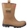 Dunlop Purofort RigPRO Full Safety Wellington — Brown/Black