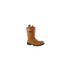 Dunlop Purofort RigPRO Full Safety Synthetic Fur lining Wellington — Brown/Black