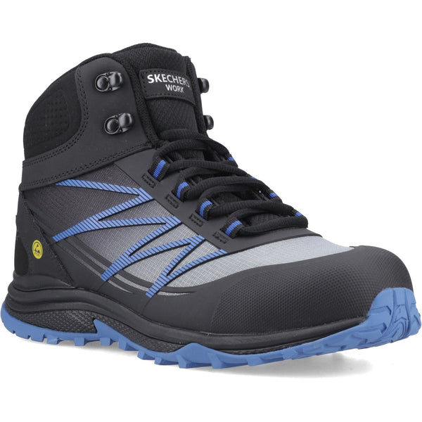 Skechers Workwear Puxal Firmle Safety Boots — Black/Blue