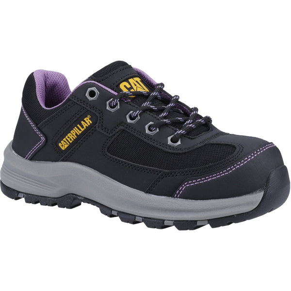 Caterpillar Elmore Work Shoe — Black/Lilac