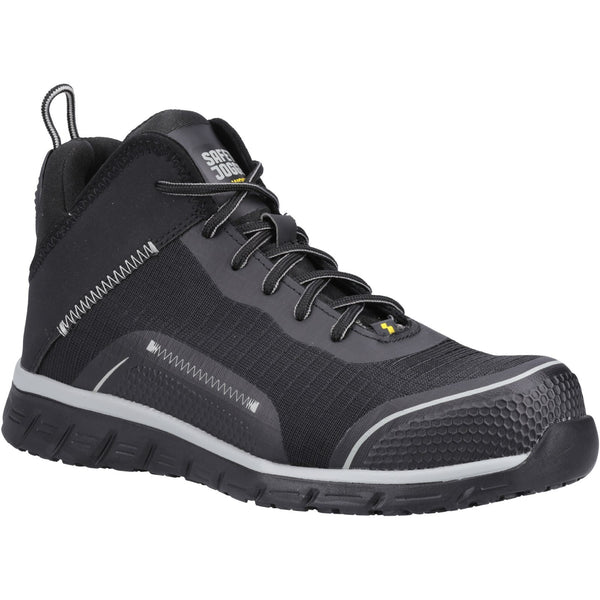 Safety Jogger LIGERO2 S1P MID Safety Boot — Black