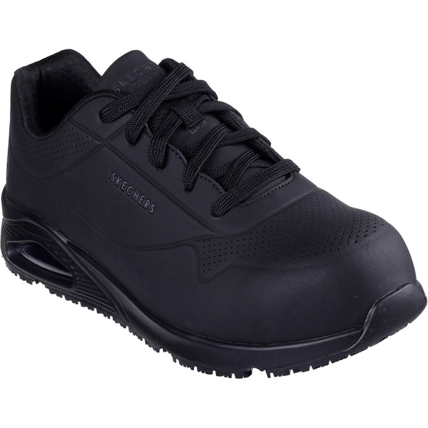 Skechers Workwear Uno SR - Doltin Safety Trainer — Black