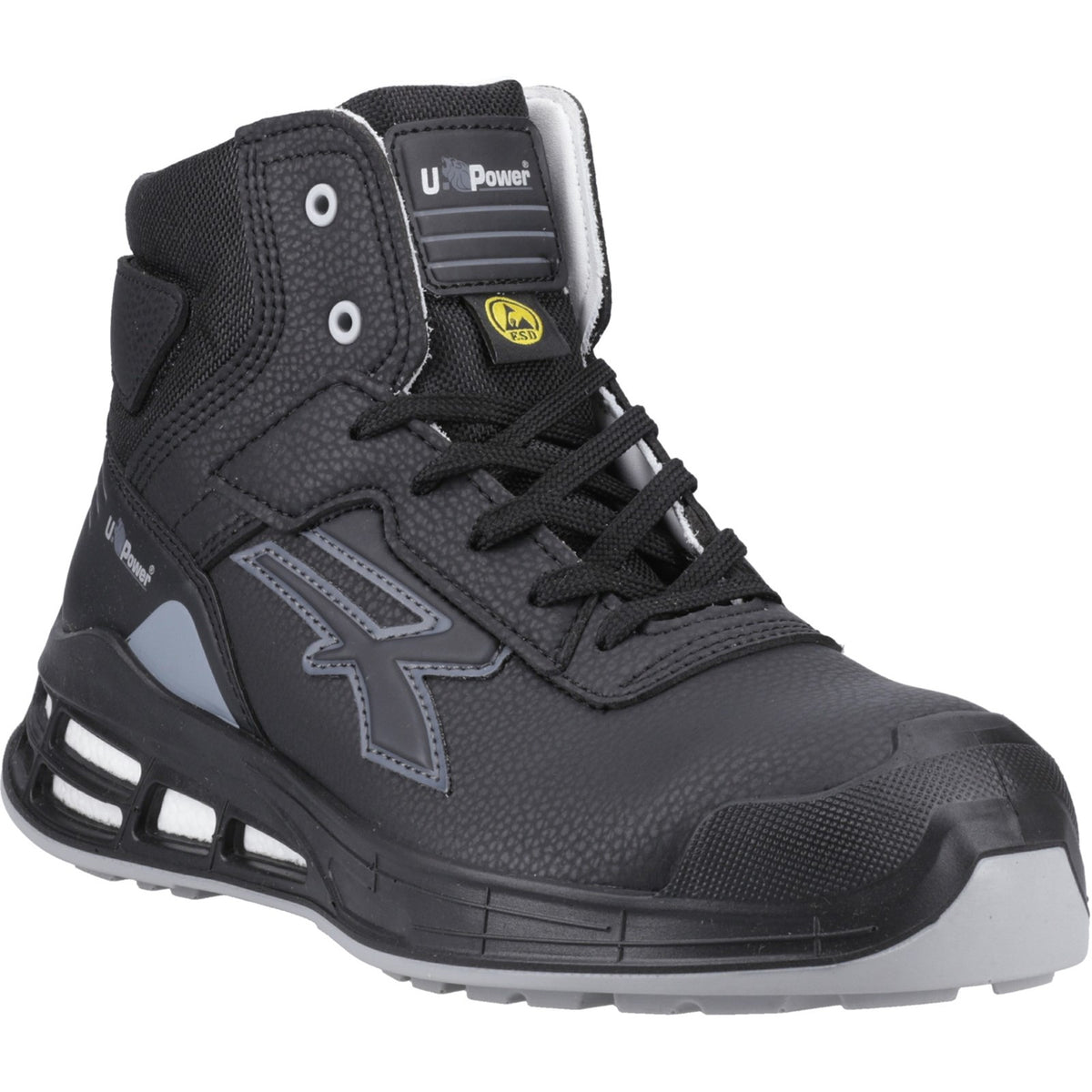 U-Power Caleb Safety Shoes — Black