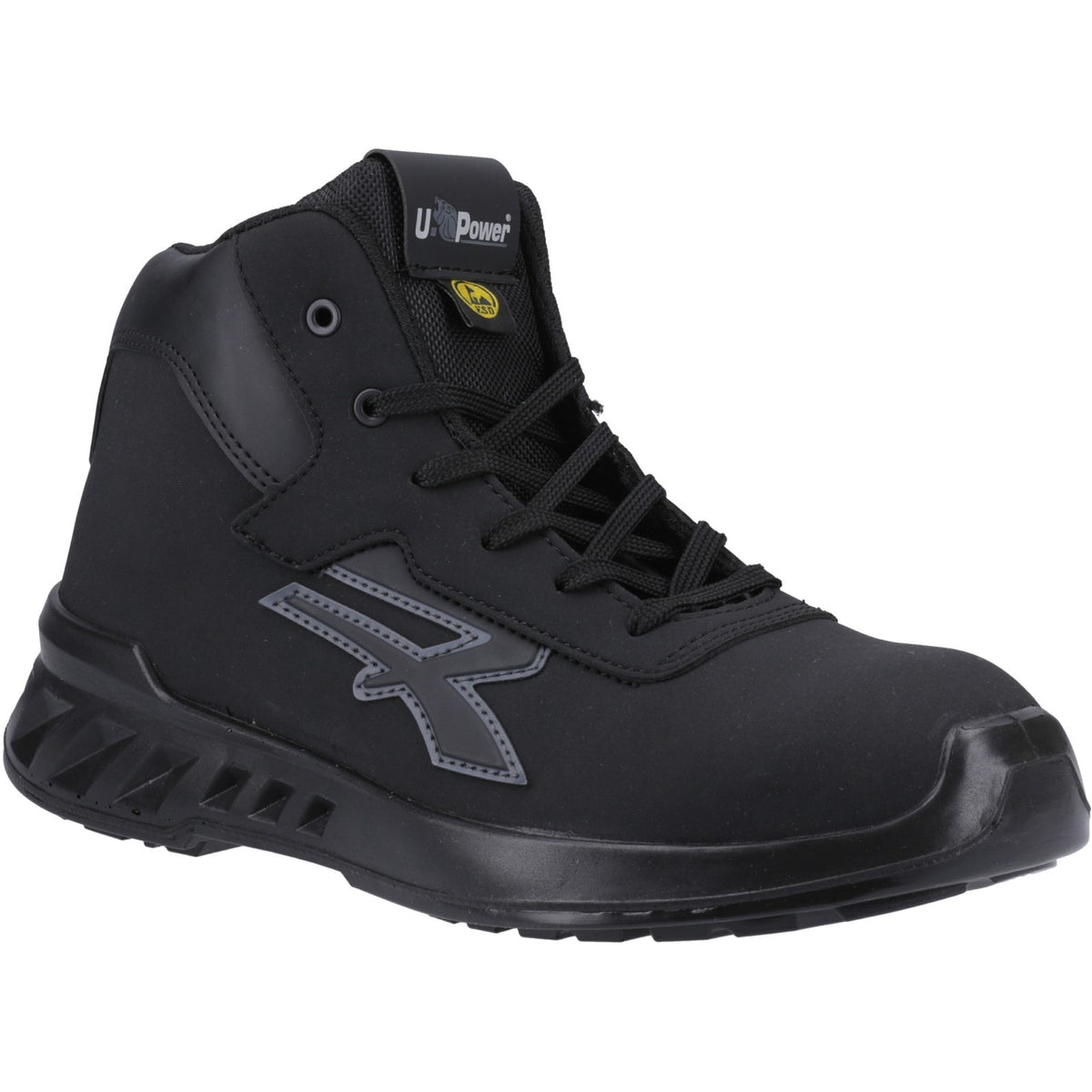U-Power Grant Safety Shoe — Black