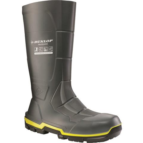 Dunlop MetGUARD Full Safety Wellington — Dark Grey