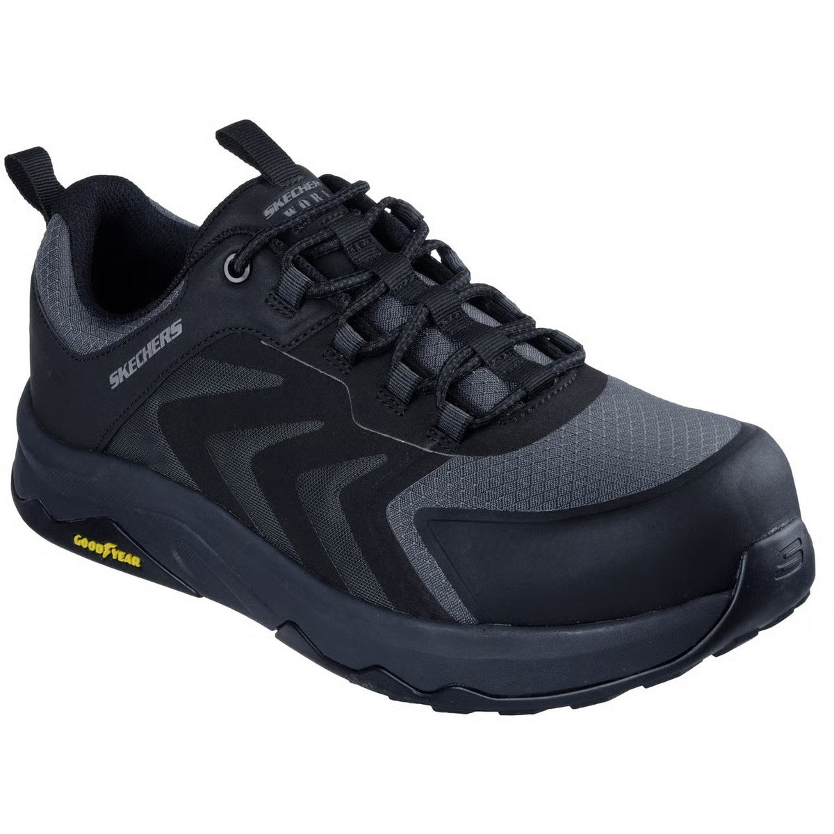Skechers Workwear Speed-Flex Trekker Safety Trainers — Black