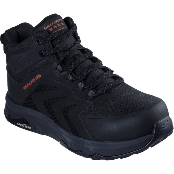 Skechers Workwear Speed-Flex Trekker Safety Boots — Black/Red