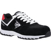 Dunlop Arrow Safety Shoes — Black/Red/White