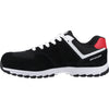 Dunlop Arrow Safety Shoes — Black/Red/White