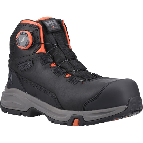 Helly Hansen Workwear Manchester Mid BOA Boots — Black/Grey