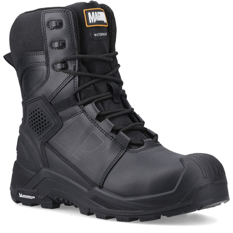 Magnum Storm Force 8" Waterproof Safety Footwear — Black