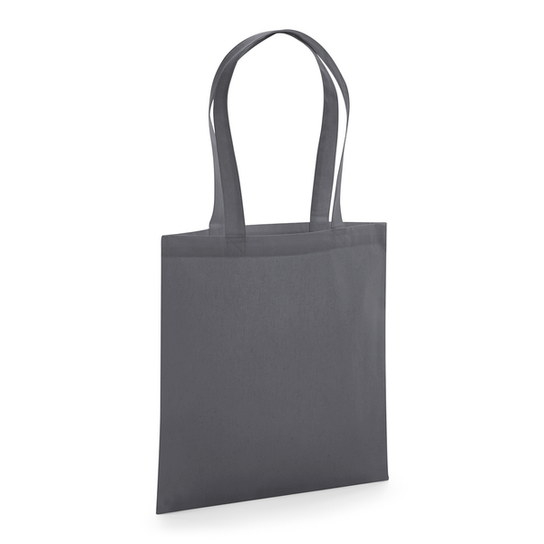 Westford Mill W261 Organic Premium Cotton Tote in Graphite Grey